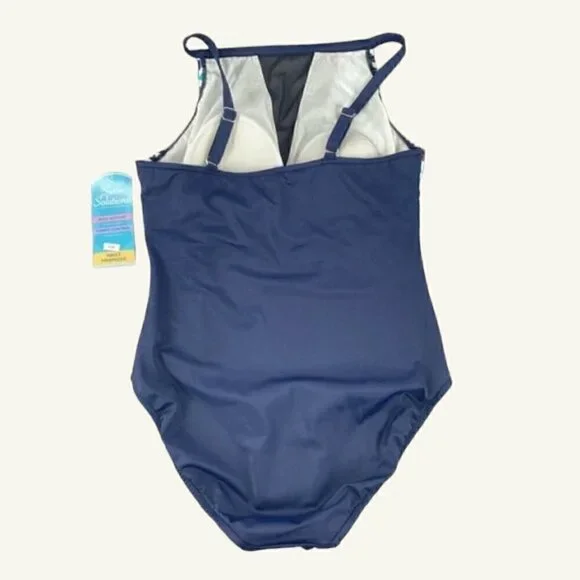Swim Solutions swimsuit Size 8 - Picture 4 of 11